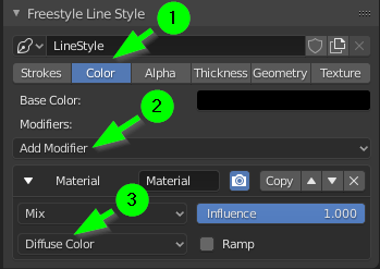 Line Style Color property